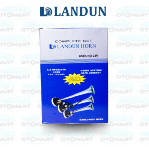 Klakson Telolet 3 Terompet 24 Volt / 3 Corong Tolelot Chrome / Klakson Truk / Air Horn