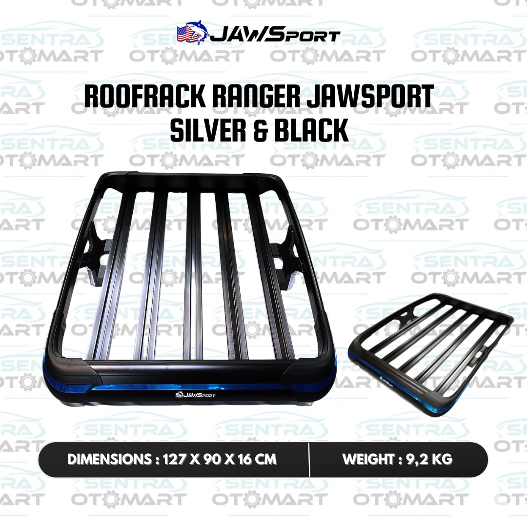 Roof Rack Ranger Silver & Black Jawsport