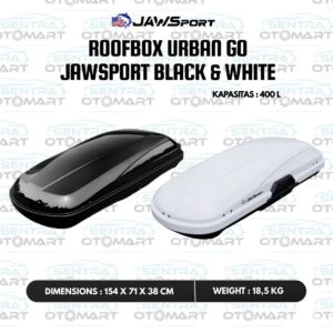 Roof Box Urban Go - Black & White - Jawsport